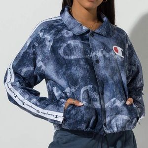 Champion zip arm windbreaker